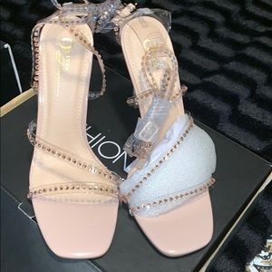 Brand new nude Rhinestone Stiletto!